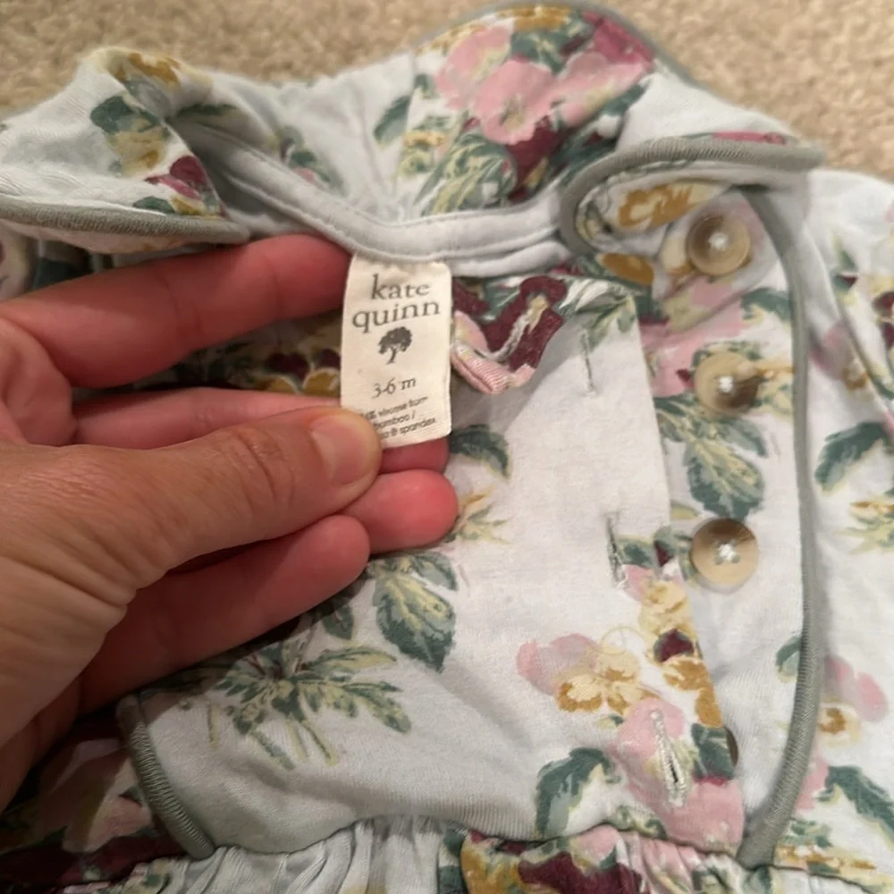 Kate Quinn floral dress